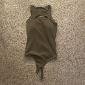 KLassy Network Olive Green Bodysuit
